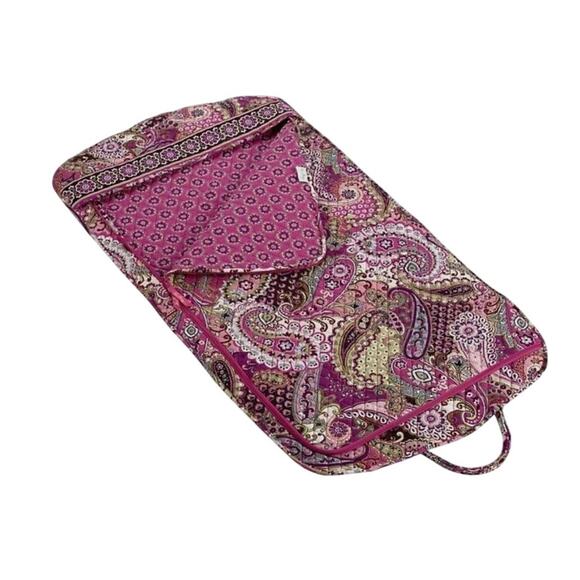 Vera Bradley Very Berry Duffel Weekender and Garment Set Retired Pattern Pink - Picture 14 of 15